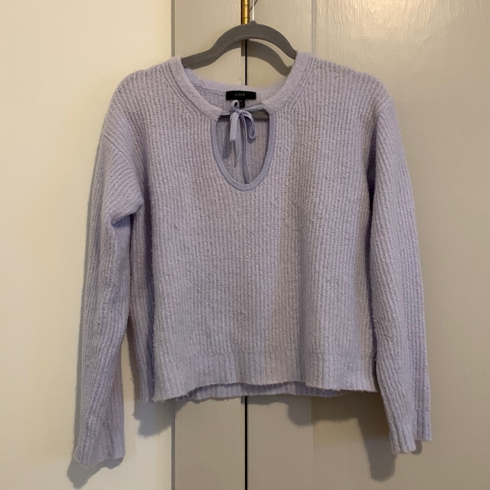 J.Crew cashmere blend blue sweater